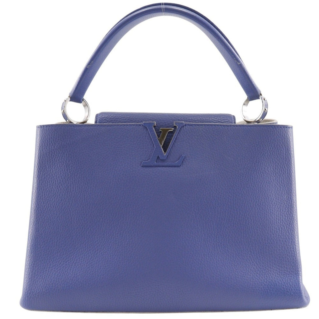 Louis Vuitton Blue White Handbag (Pre-Owned)