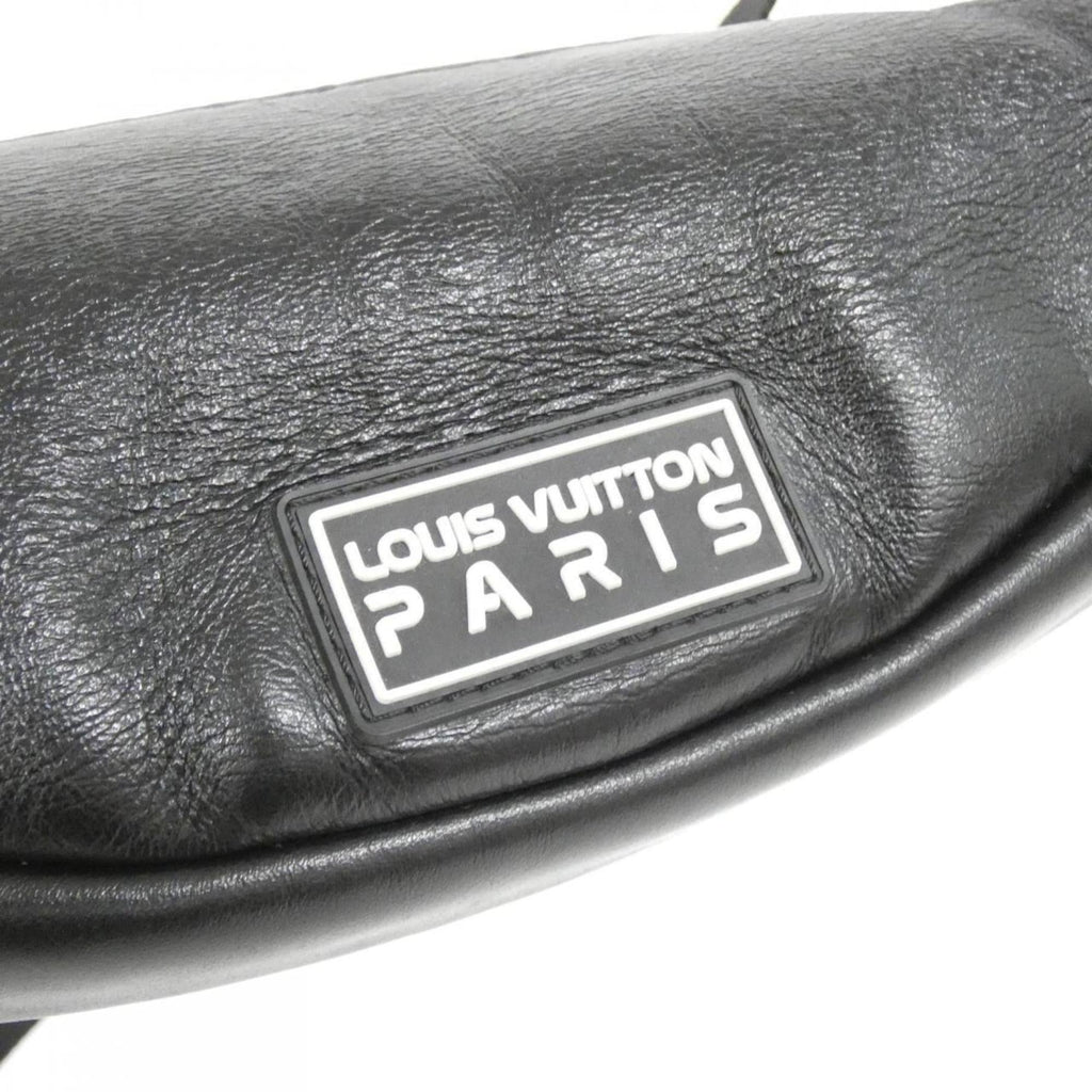 Louis Vuitton Black Coated Canvas Shoulder Bag (Pre-Owned)