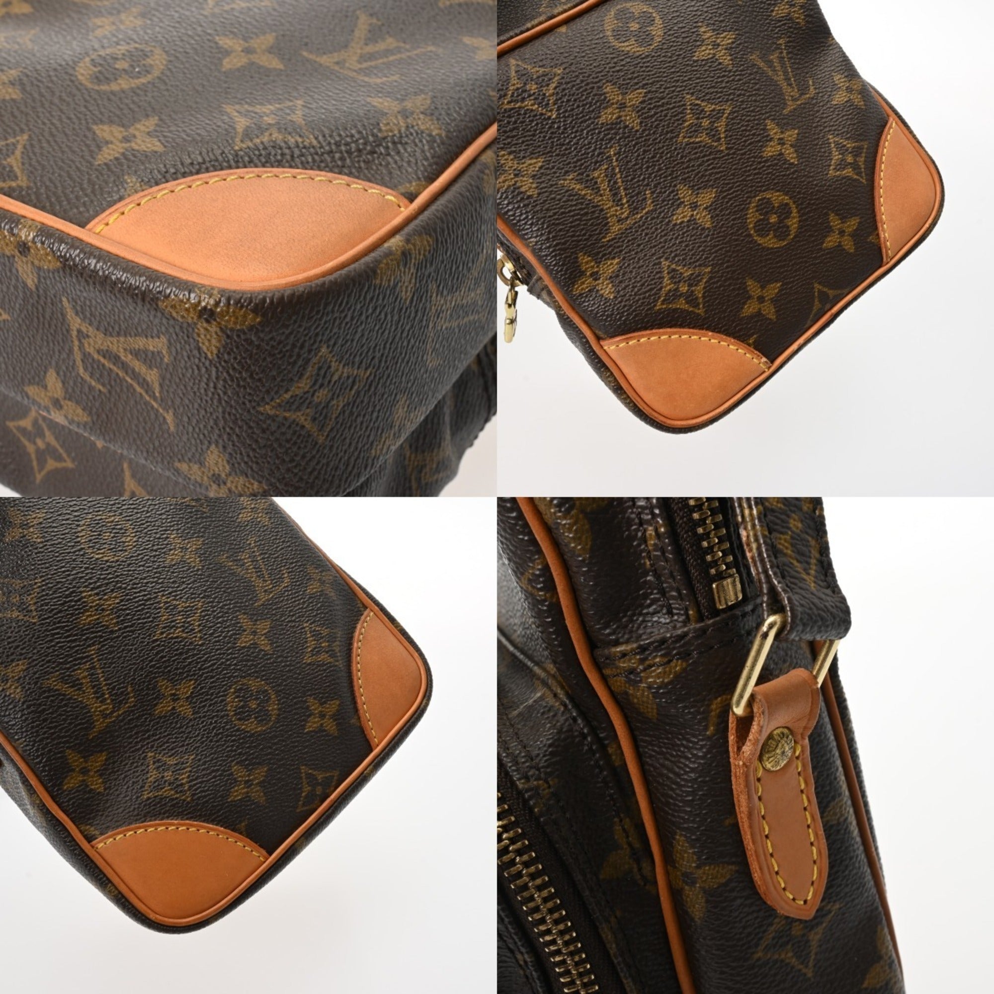 Louis Vuitton Brown Monogram Canvas Shoulder Bag (Pre-Owned)