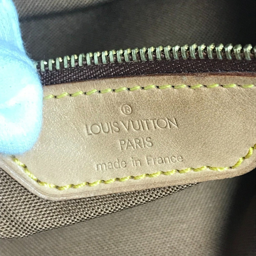 Louis Vuitton Brown Monogram Canvas Shoulder Bag Tote Bag (Pre-Owned)
