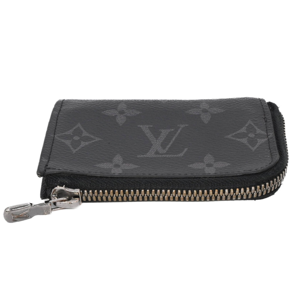 Louis Vuitton Black Monogram Eclipse Monogram Eclipse Coin Purse/Coin Case (Pre-Owned)