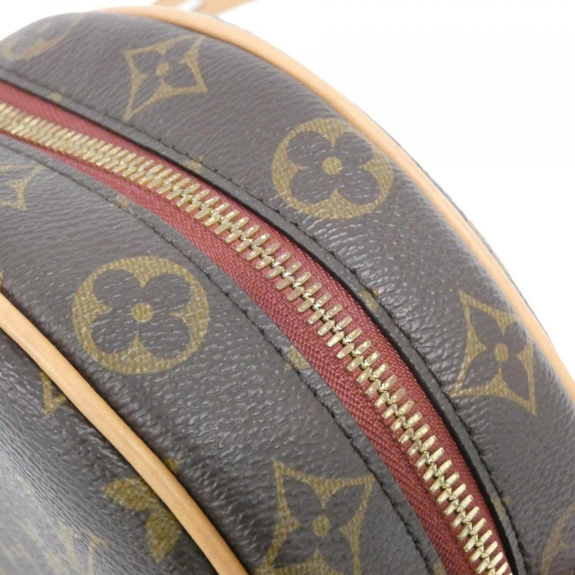 Louis Vuitton Marron Coated Canvas Shoulder Bag (Pre-Owned)
