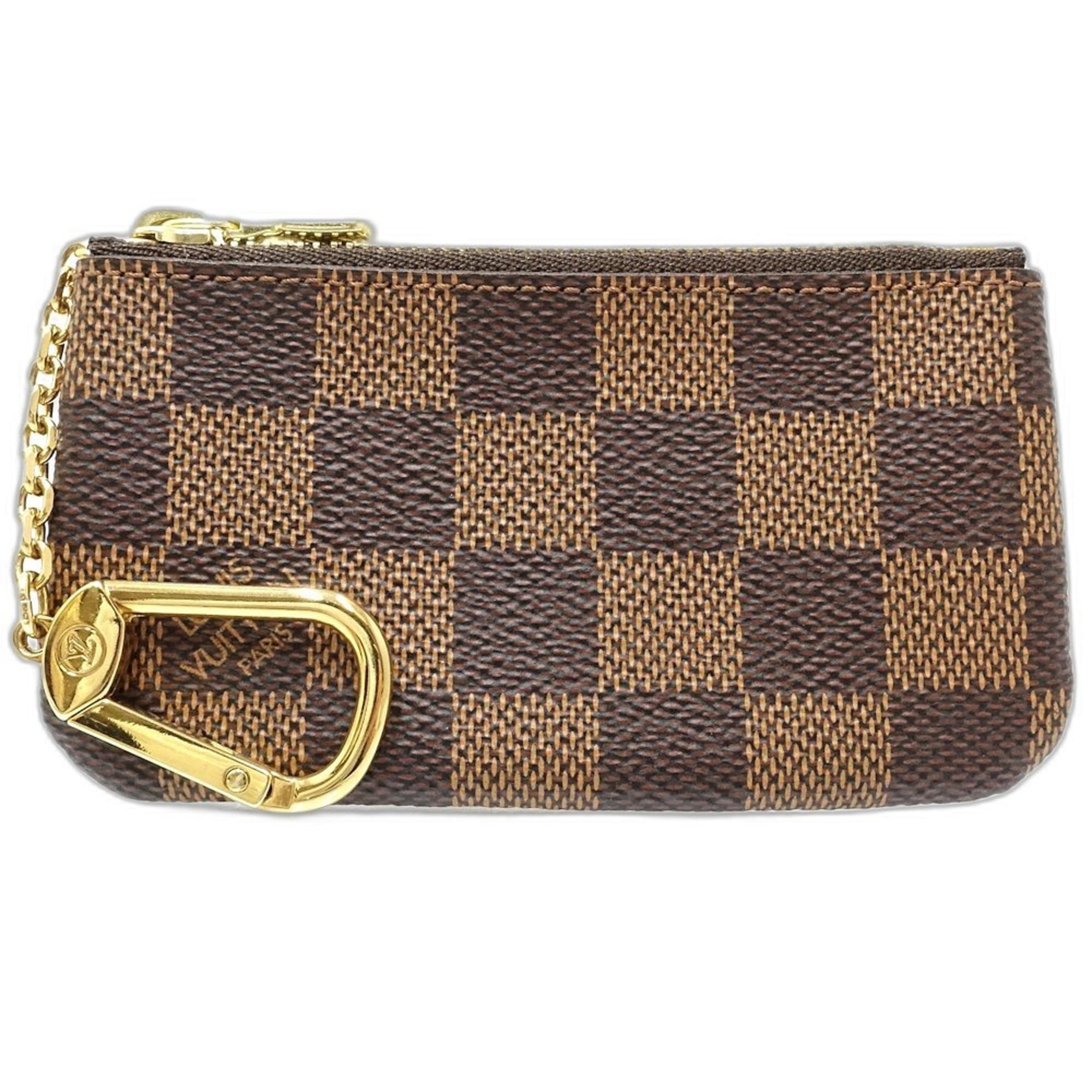 Louis Vuitton Damier Canvas Ebene Canvas Coin Purse/Coin Case (Pre-Owned)