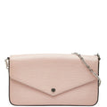 Louis Vuitton Pink Rose Ballerine Leather Pochette Shoulder Bag (Pre-Owned)