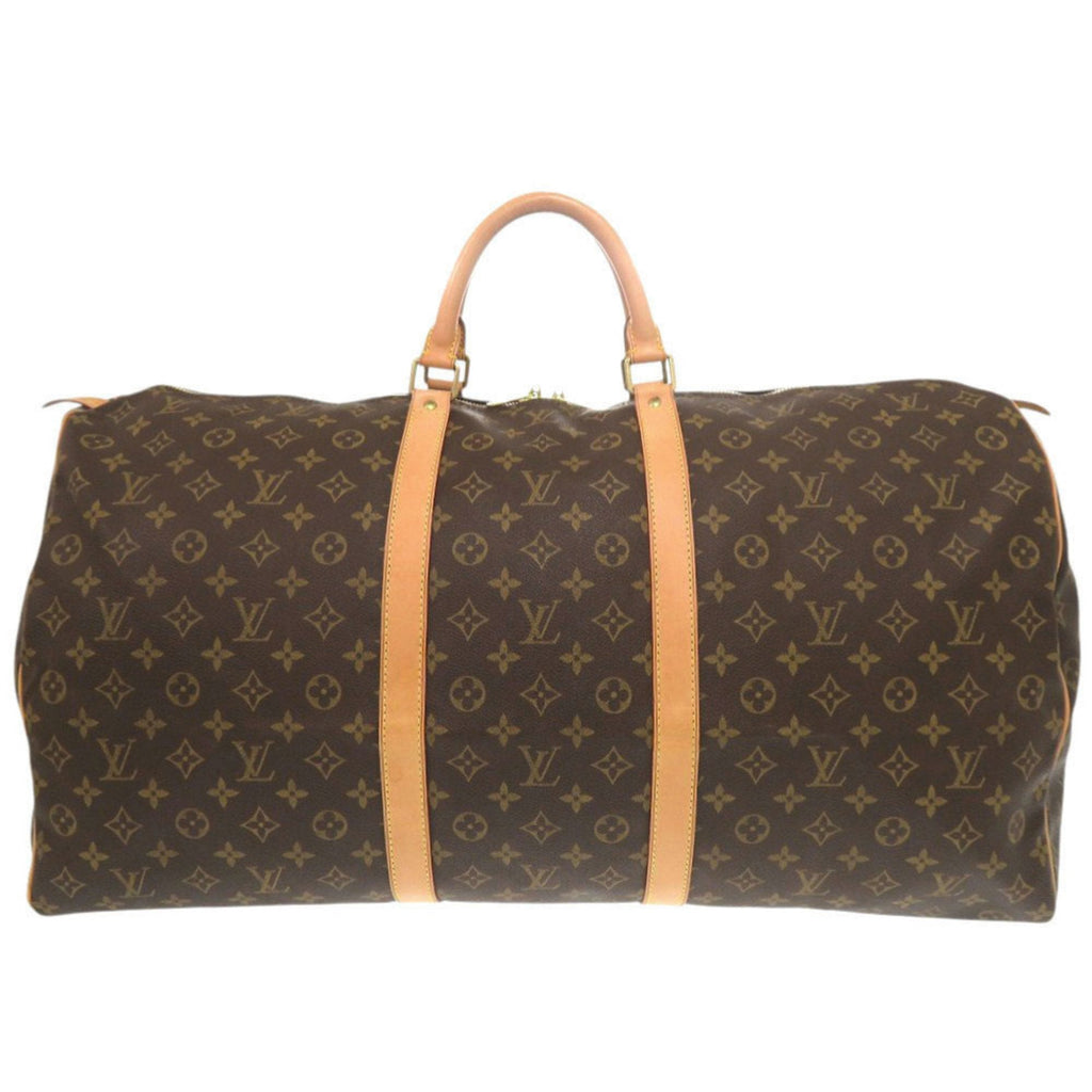Louis Vuitton Brown Monogram Canvas Boston Bag (Pre-Owned)
