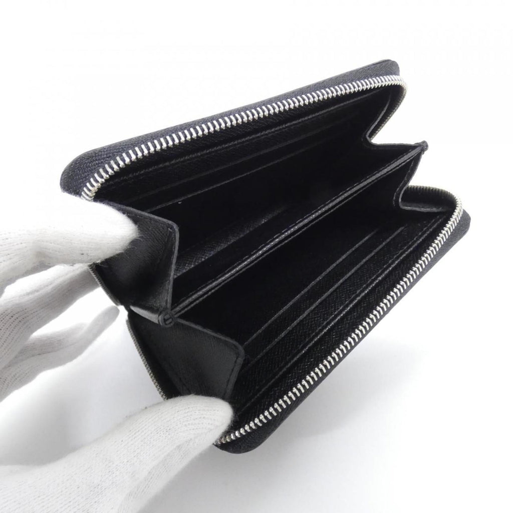 Louis Vuitton Black Leather Coin Purse/Coin Case (Pre-Owned)