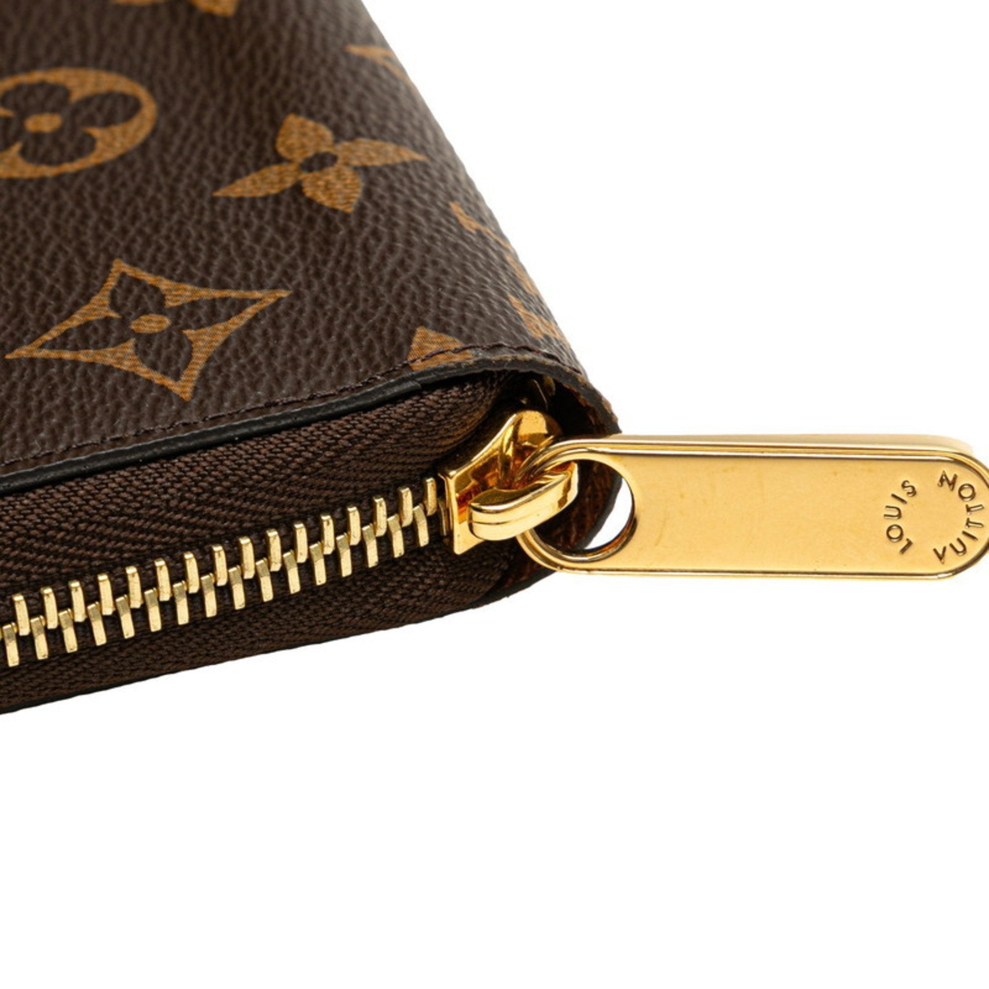 Louis Vuitton Monogram Brown Pvc Long Wallet (Bi-Fold) (Pre-Owned)