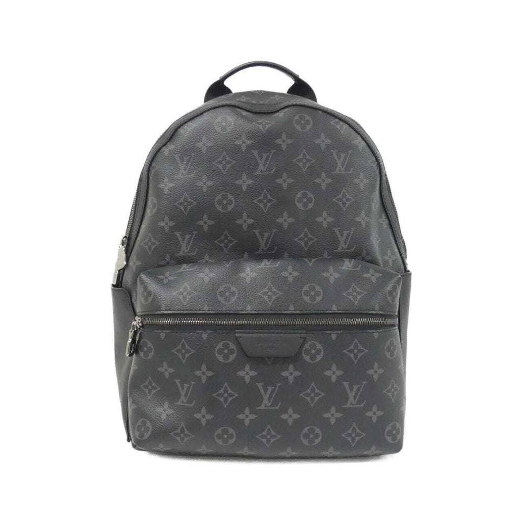 Louis Vuitton Black Coated Canvas Backpack (Pre-Owned)