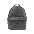 Louis Vuitton Black Coated Canvas Backpack (Pre-Owned)