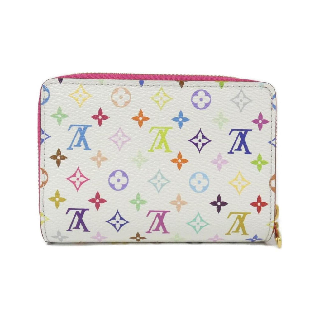 Louis Vuitton Pink White Coated Canvas Wallet (Bi-Fold) (Pre-Owned)