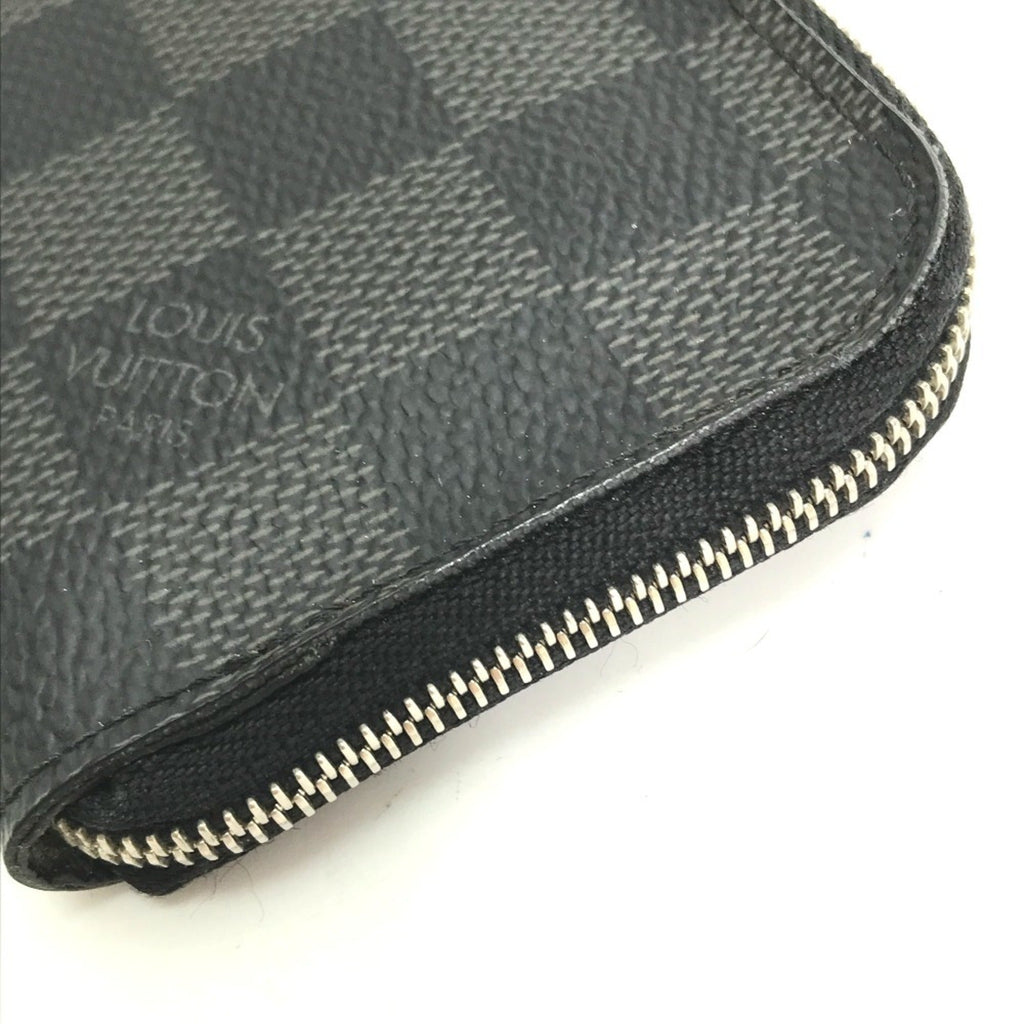 Louis Vuitton Black Damier Graphite Coin Purse/Coin Case (Pre-Owned)