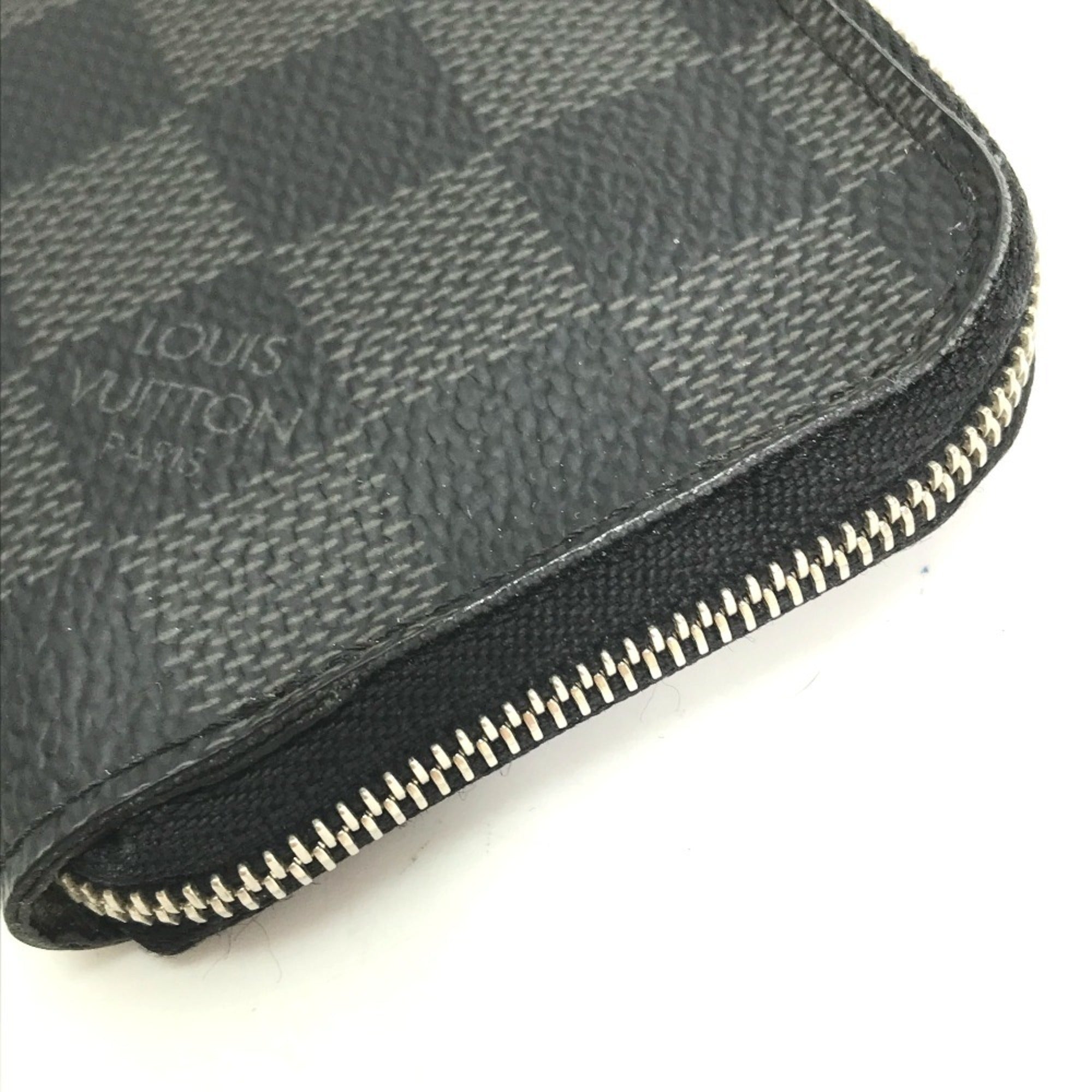 Louis Vuitton Black Damier Graphite Coin Purse/Coin Case (Pre-Owned)