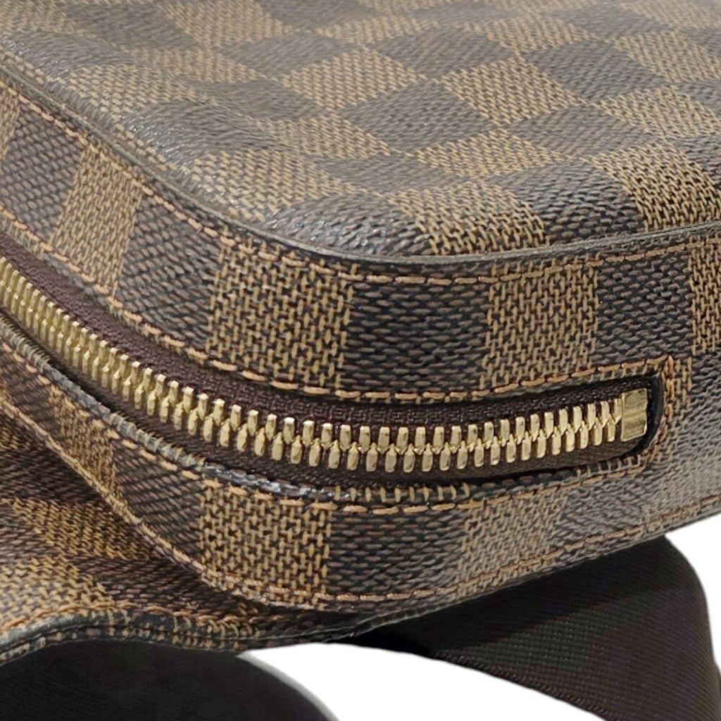 Louis Vuitton Brown Damier Canvas Shoulder Bag Sling Bag (Pre-Owned)
