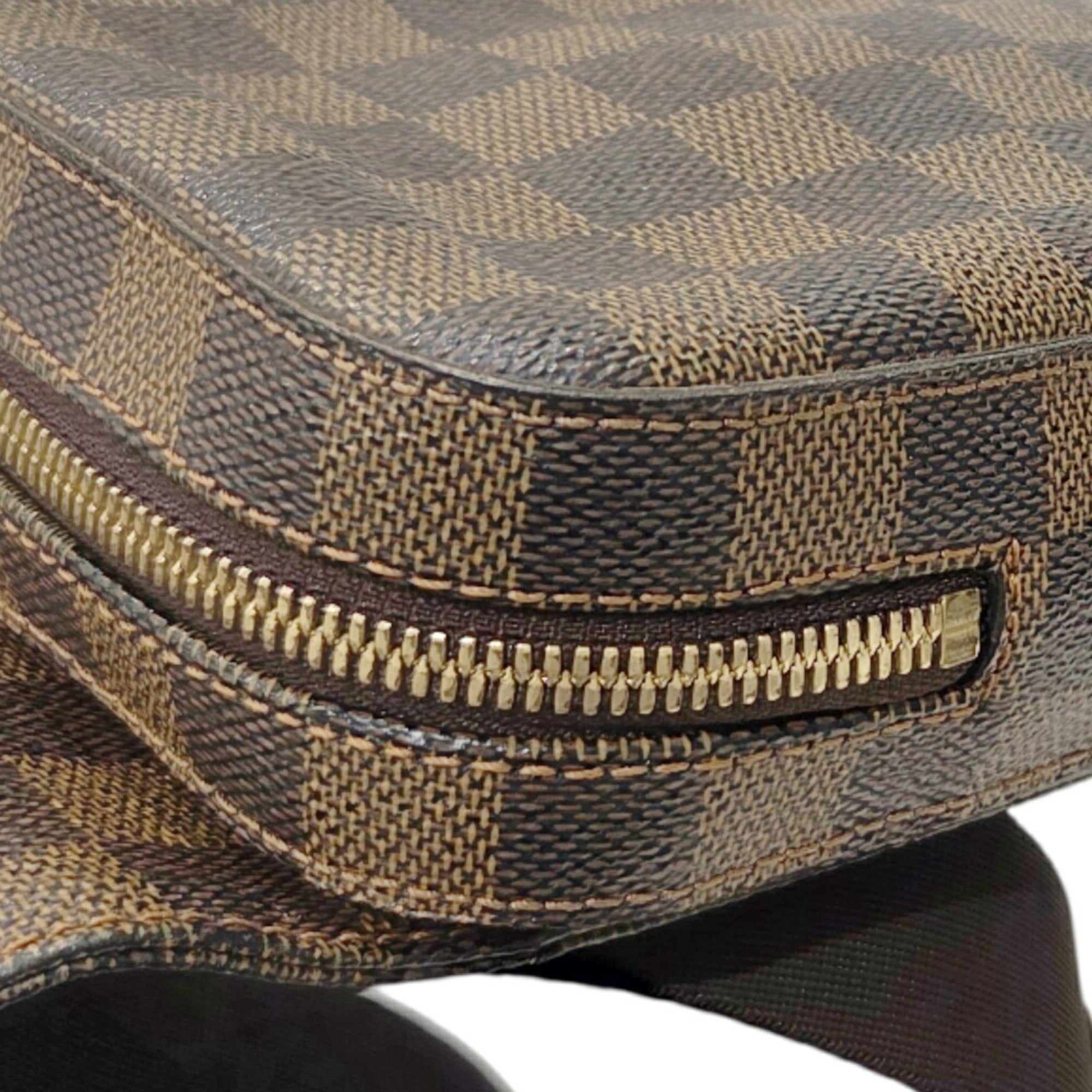 Louis Vuitton Brown Damier Canvas Shoulder Bag Sling Bag (Pre-Owned)