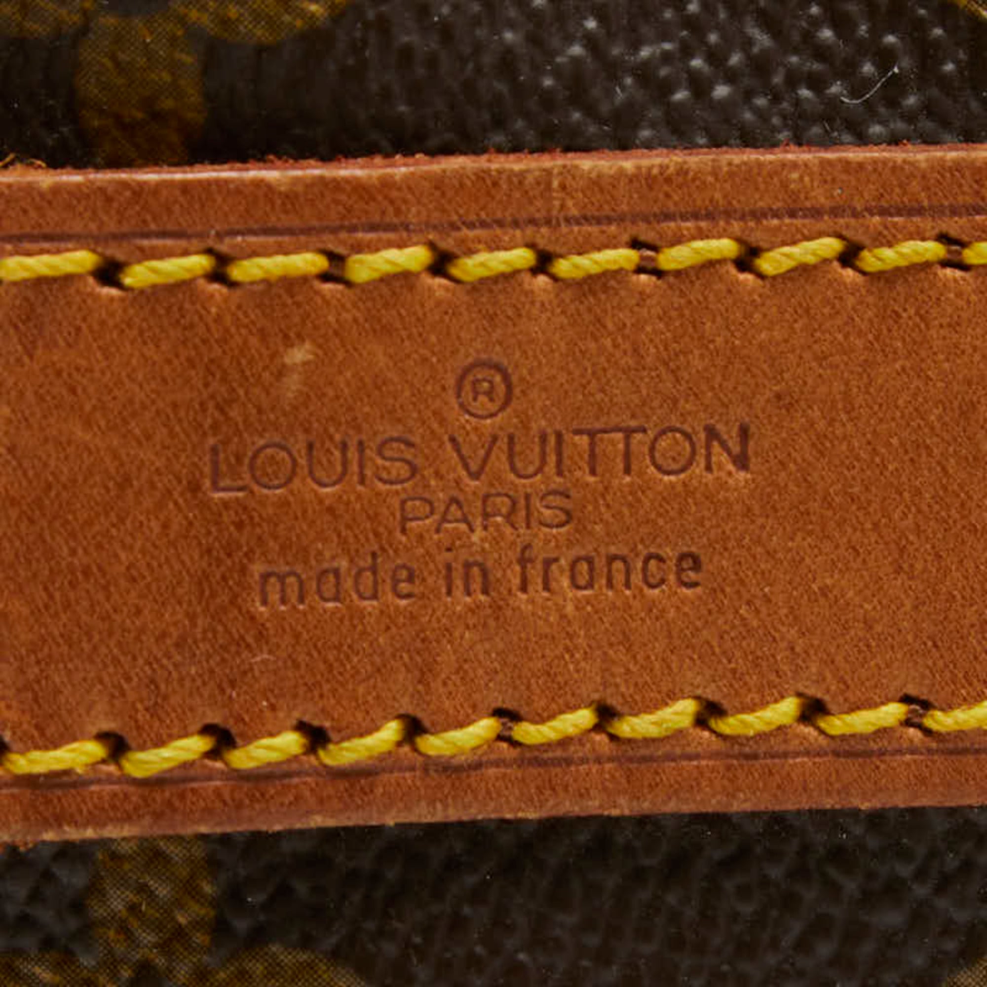 Louis Vuitton Monogram Brown Pvc Leather Boston Bag Shoulder Bag (Pre-Owned)
