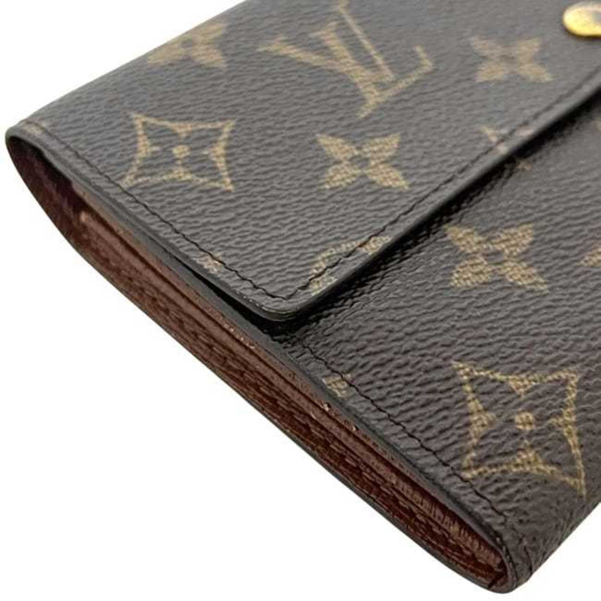 Louis Vuitton Monogram Brown Monogram Long Wallet (Bi-Fold) (Pre-Owned)