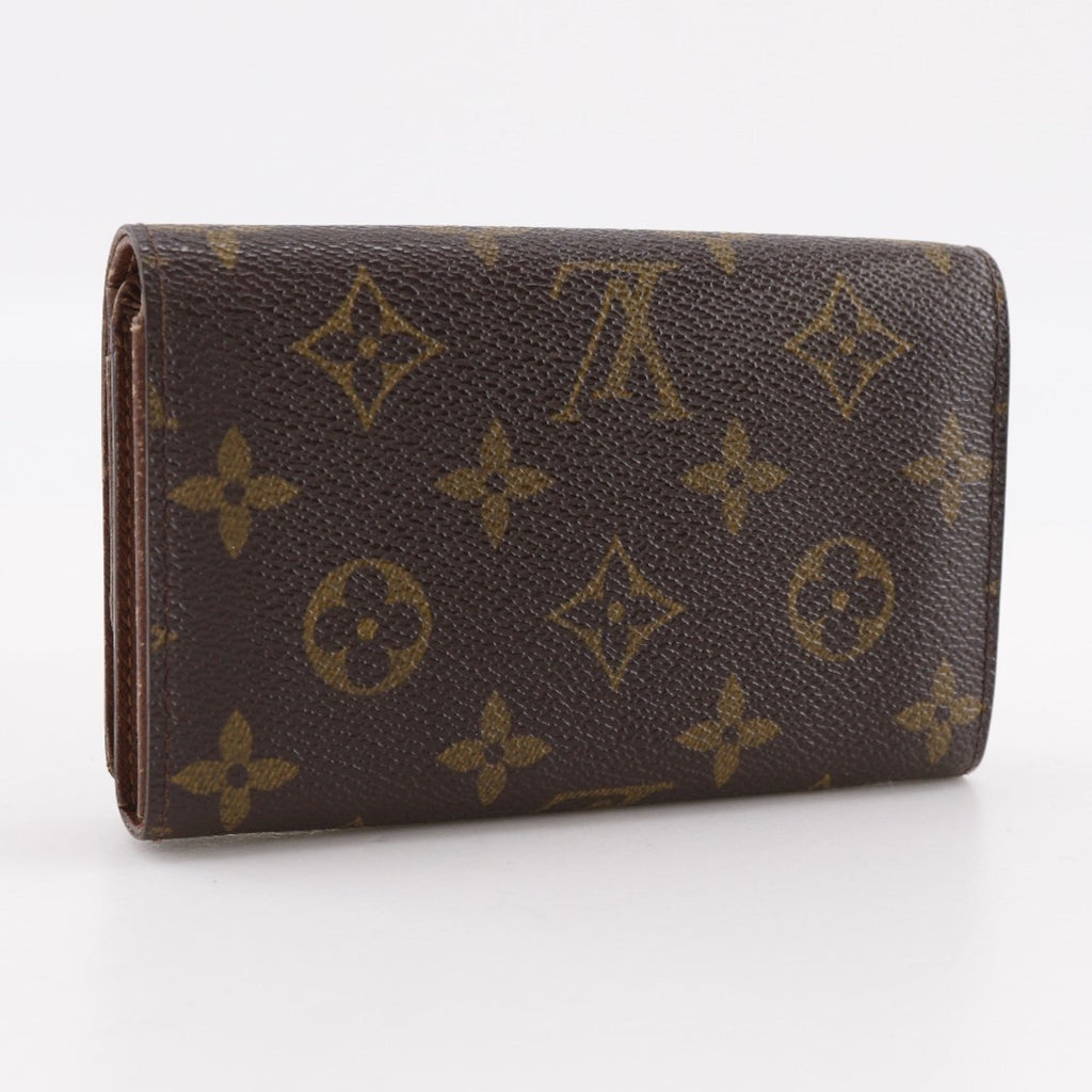 Louis Vuitton Brown Monogram Canvas Wallet (Bi-Fold) (Pre-Owned)