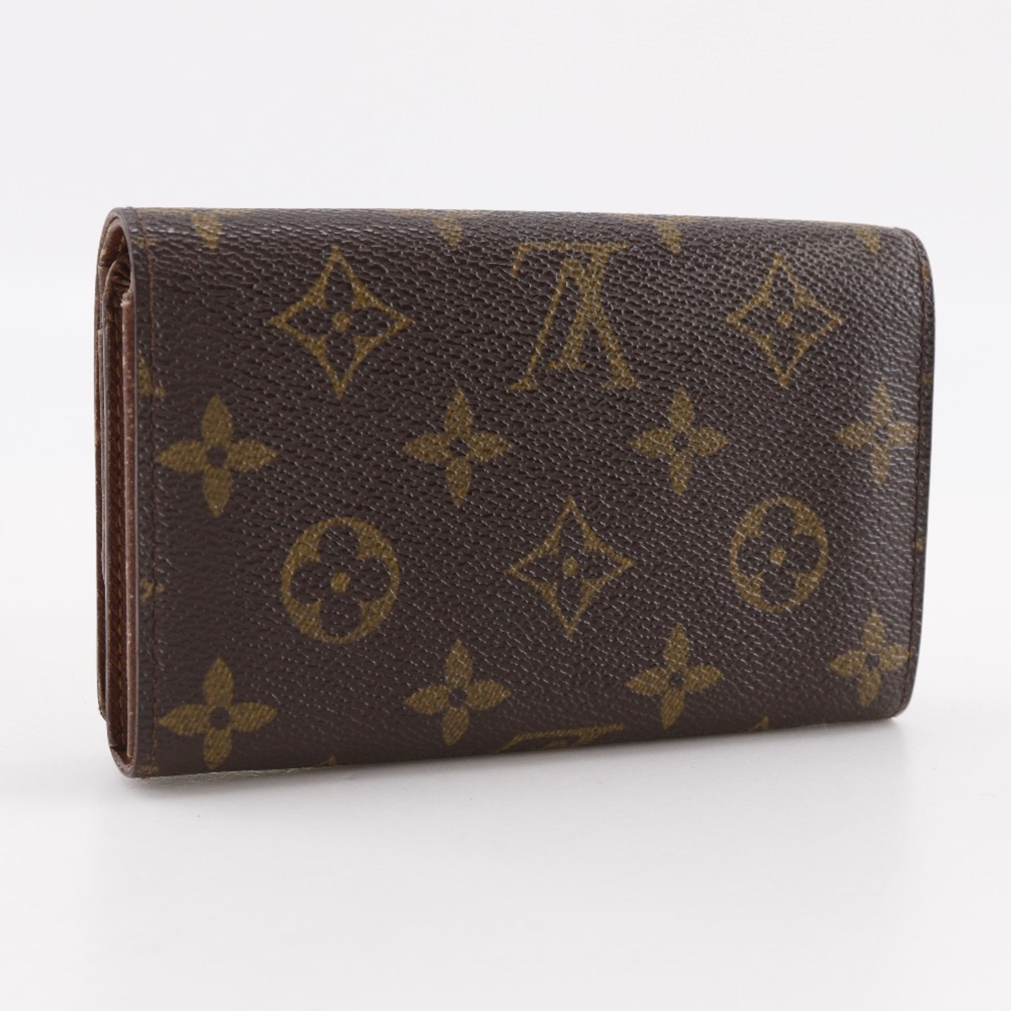 Louis Vuitton Brown Monogram Canvas Wallet (Bi-Fold) (Pre-Owned)