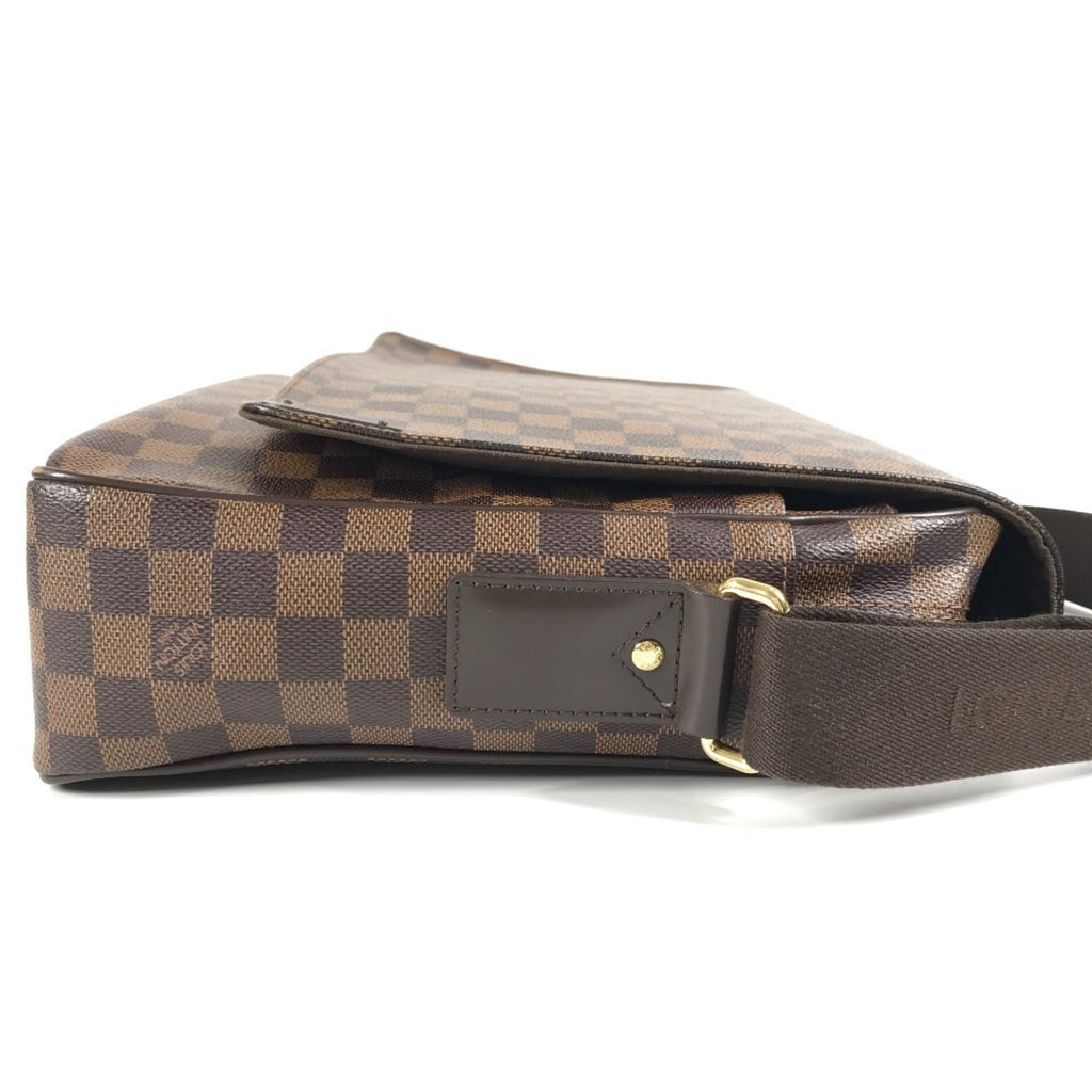 Louis Vuitton Damier Brown Ebene Damier Canvas Messenger Bag Shoulder Bag (Pre-Owned)