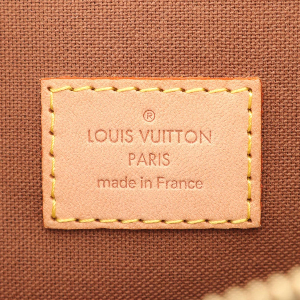 Louis Vuitton Monogram Brown Coated Canvas Leather Handbag (Pre-Owned)