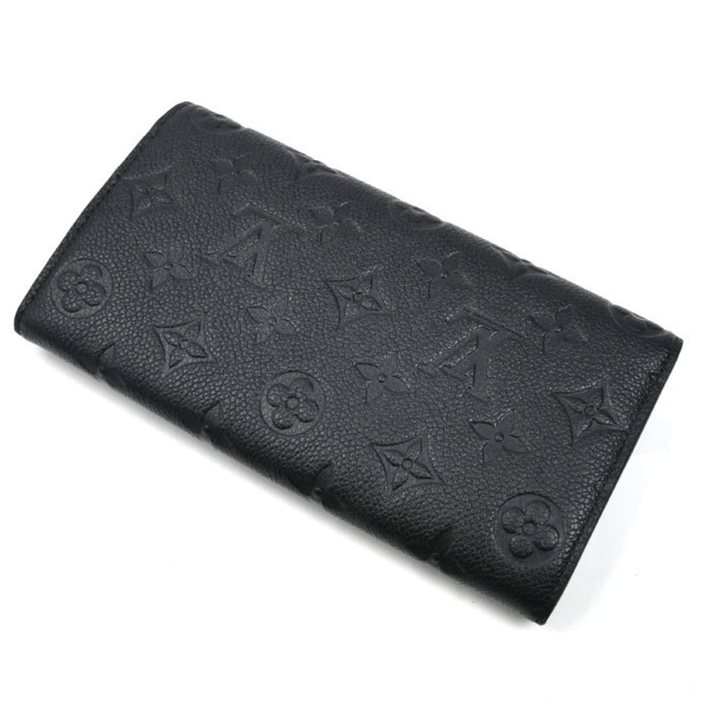 Louis Vuitton Black Monogram Empreinte Long Wallet (Bi-Fold) (Pre-Owned)