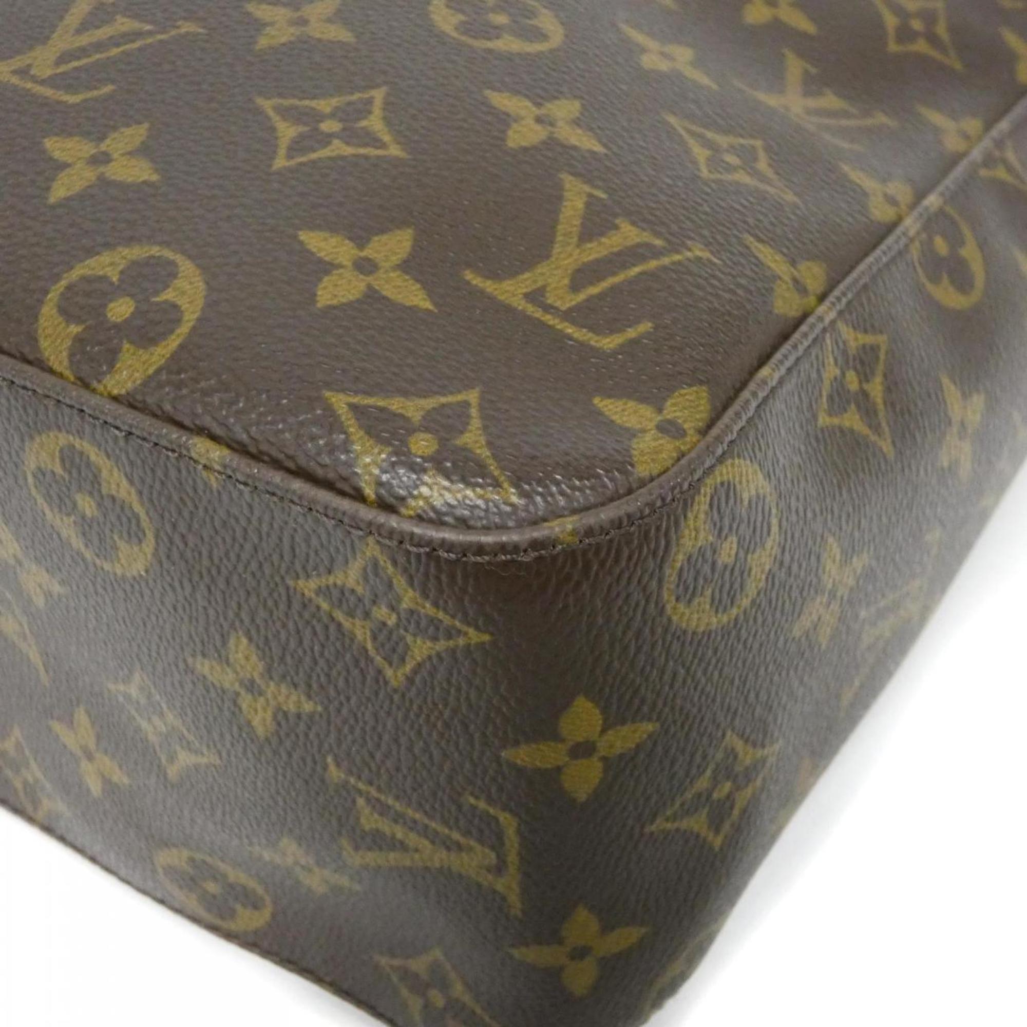 Louis Vuitton Brown Coated Canvas Shoulder Bag (Pre-Owned)