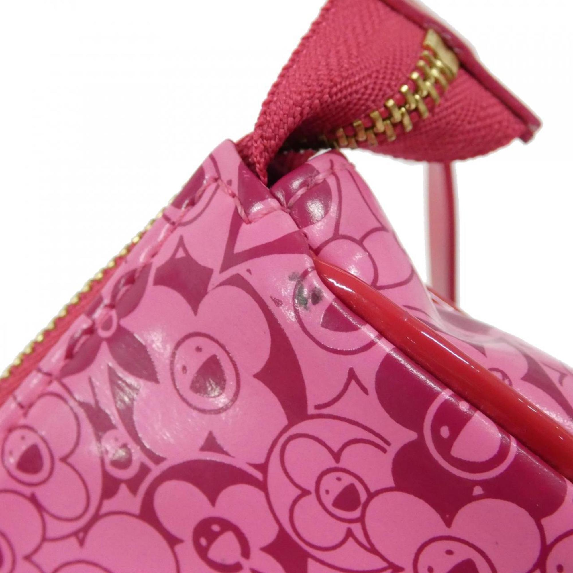 Louis Vuitton Rose Pvc Pochette Pouch (Pre-Owned)