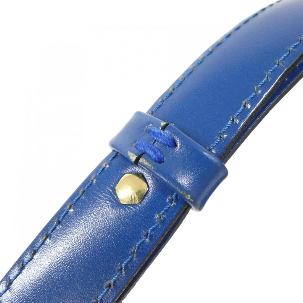 Louis Vuitton Blue Leather Shoulder Bag (Pre-Owned)