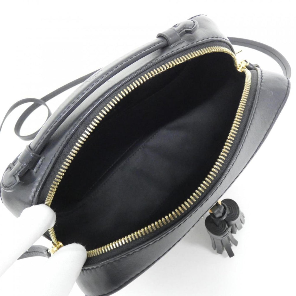 Louis Vuitton Black Marron Coated Canvas Leather Shoulder Bag (Pre-Owned)