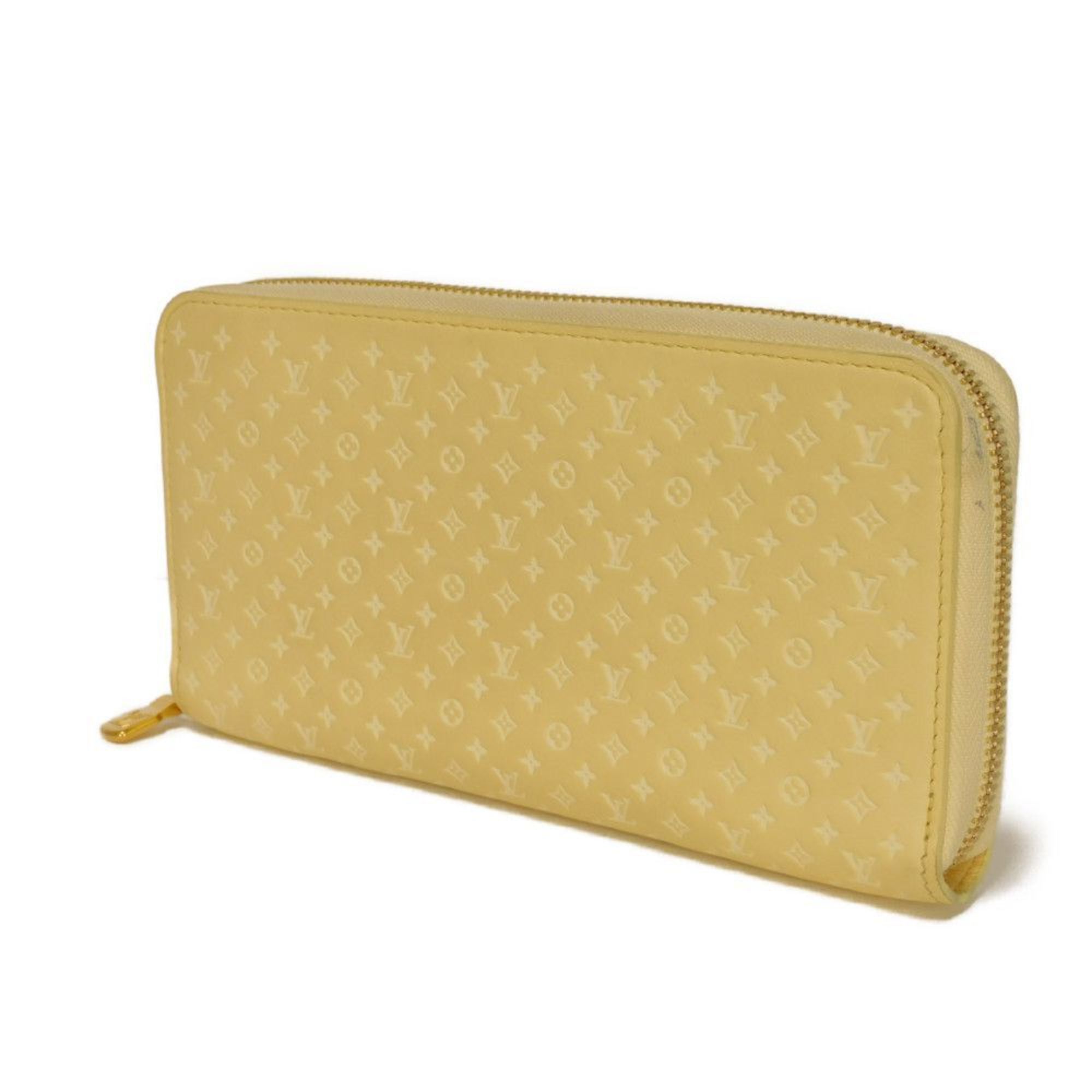 Louis Vuitton Monogram Jaune Yellow Leather Coin Purse/Coin Case (Pre-Owned)