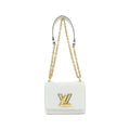 Louis Vuitton Blanc Leather Shoulder Bag (Pre-Owned)