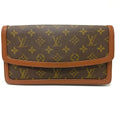 Louis Vuitton Brown Monogram Clutch Bag Pochette (Pre-Owned)