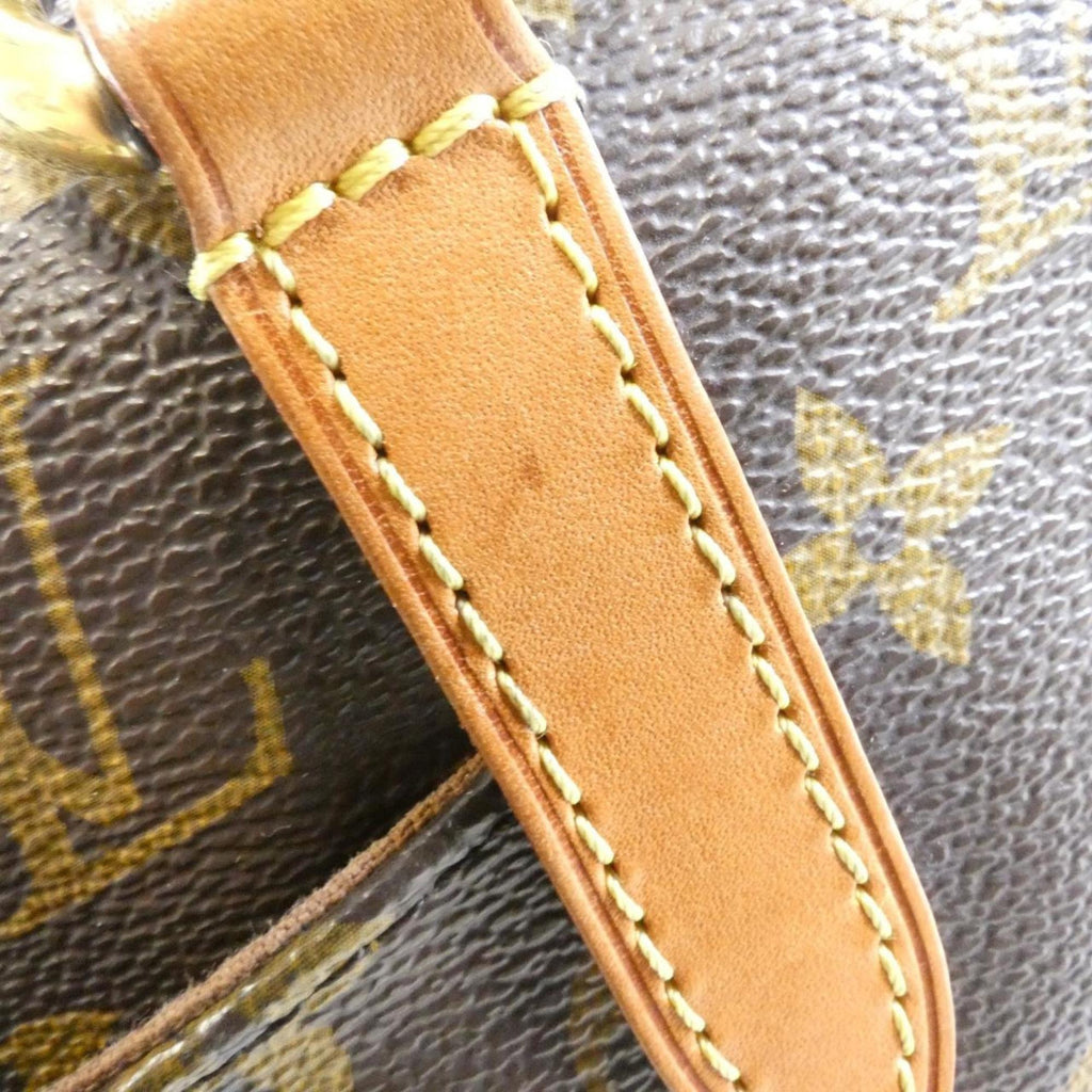 Louis Vuitton Marron Coated Canvas Handbag (Pre-Owned)