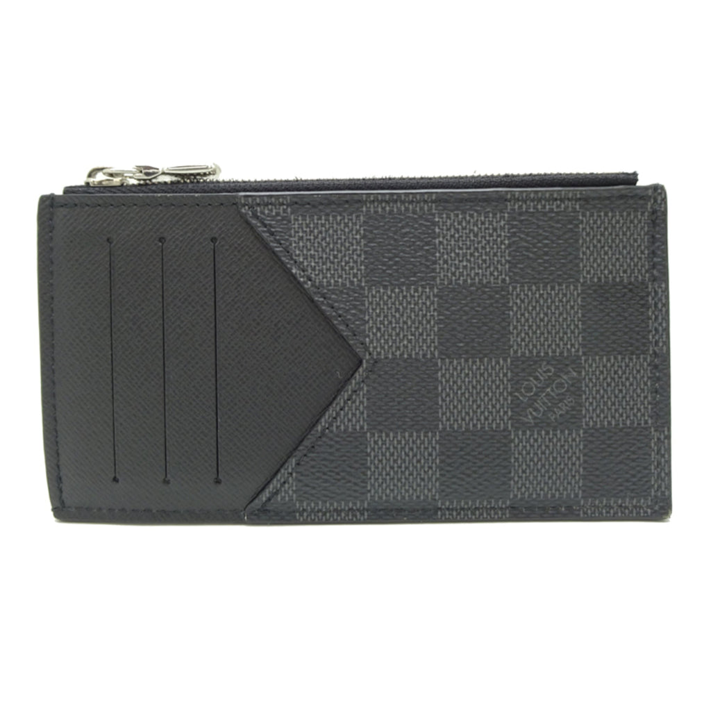 Louis Vuitton Damier Graphite Black Damier Graphite Coin Purse/Coin Case (Pre-Owned)