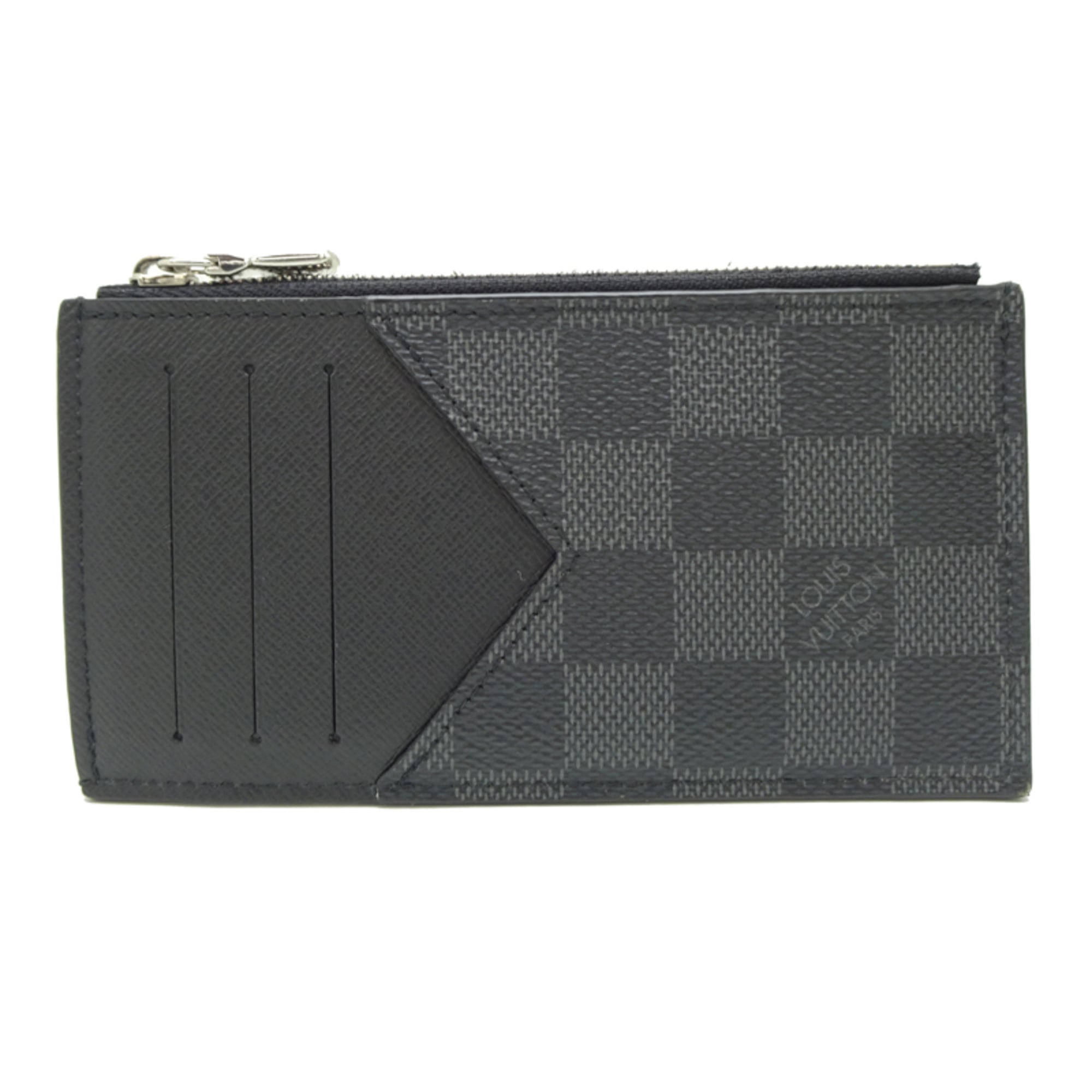 Louis Vuitton Damier Graphite Black Damier Graphite Coin Purse/Coin Case (Pre-Owned)