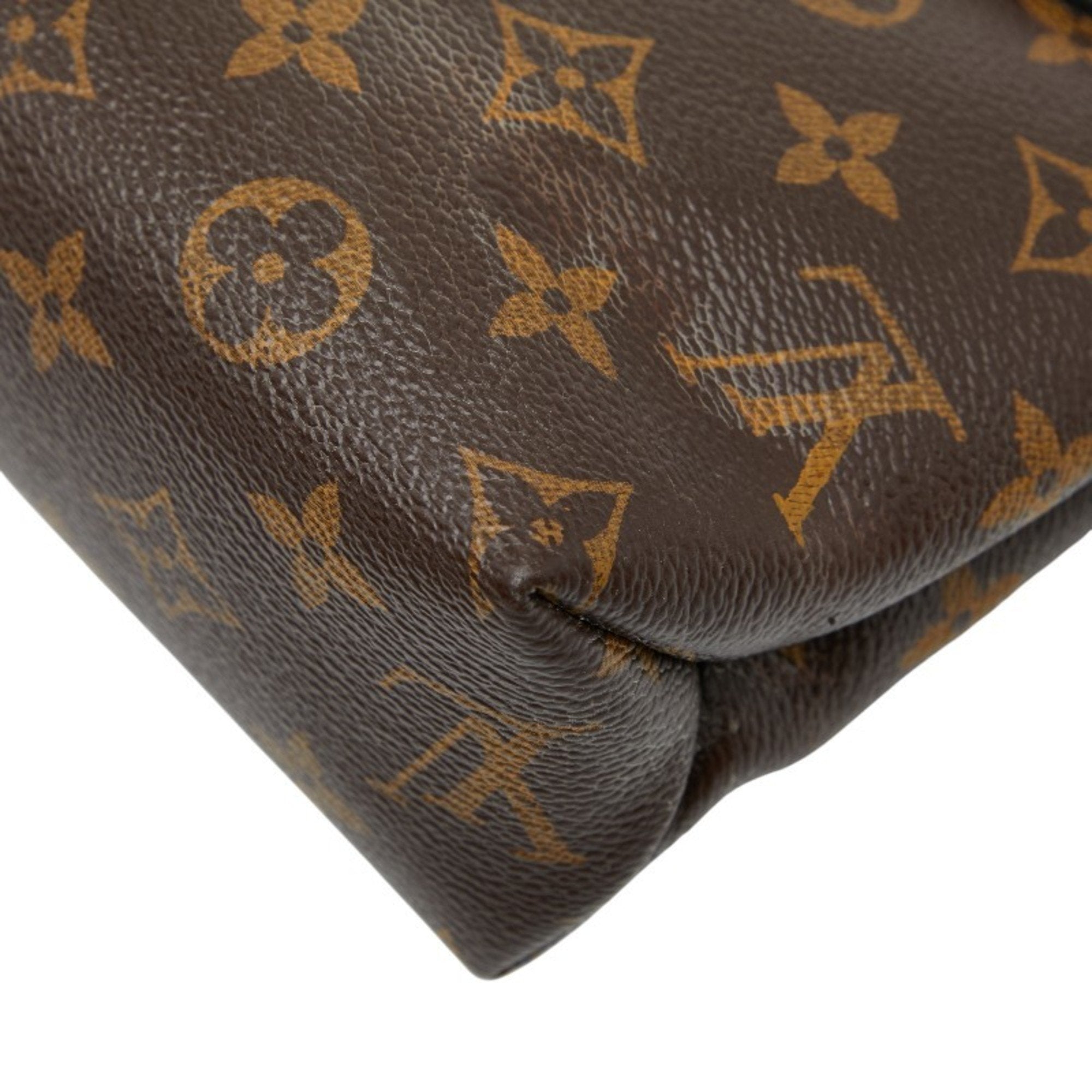 Louis Vuitton Brown Cerise Red Color Pvc Leather Shoulder Bag (Pre-Owned)