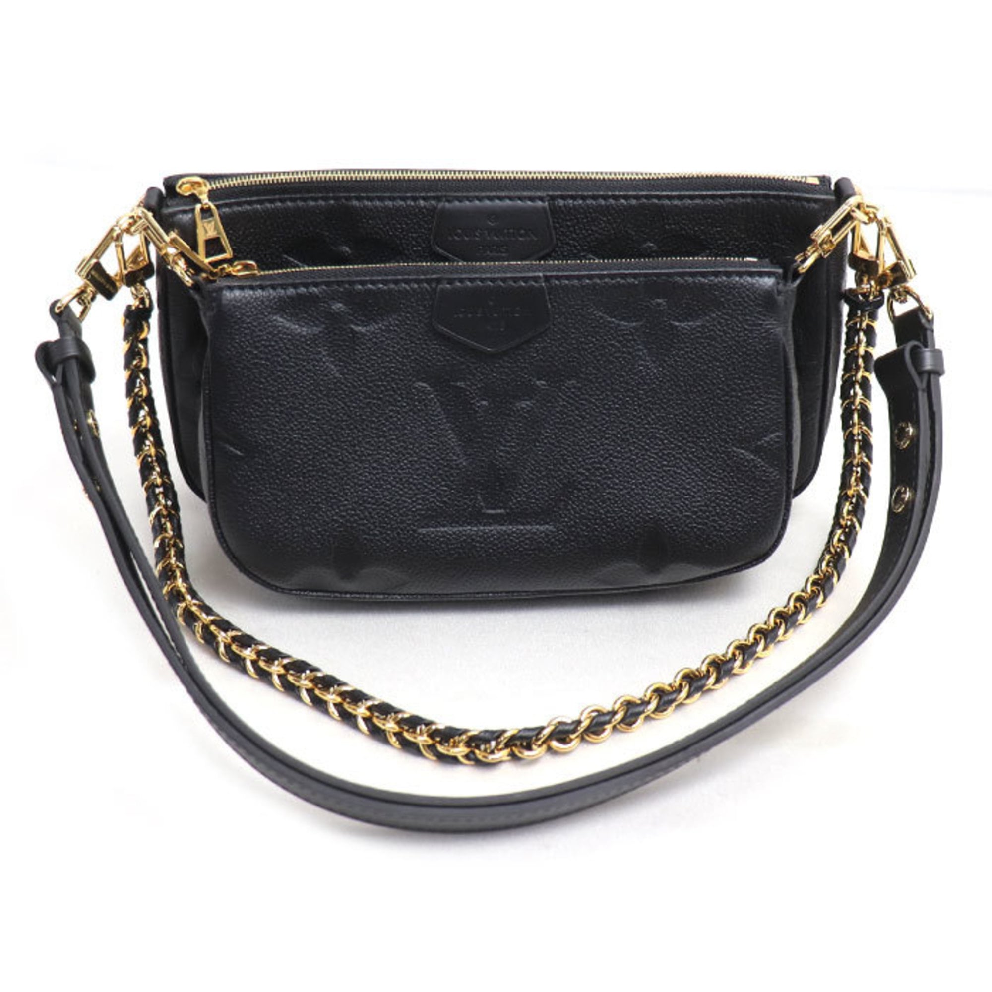 Louis Vuitton Black Monogram Empreinte Pouch Shoulder Bag (Pre-Owned)
