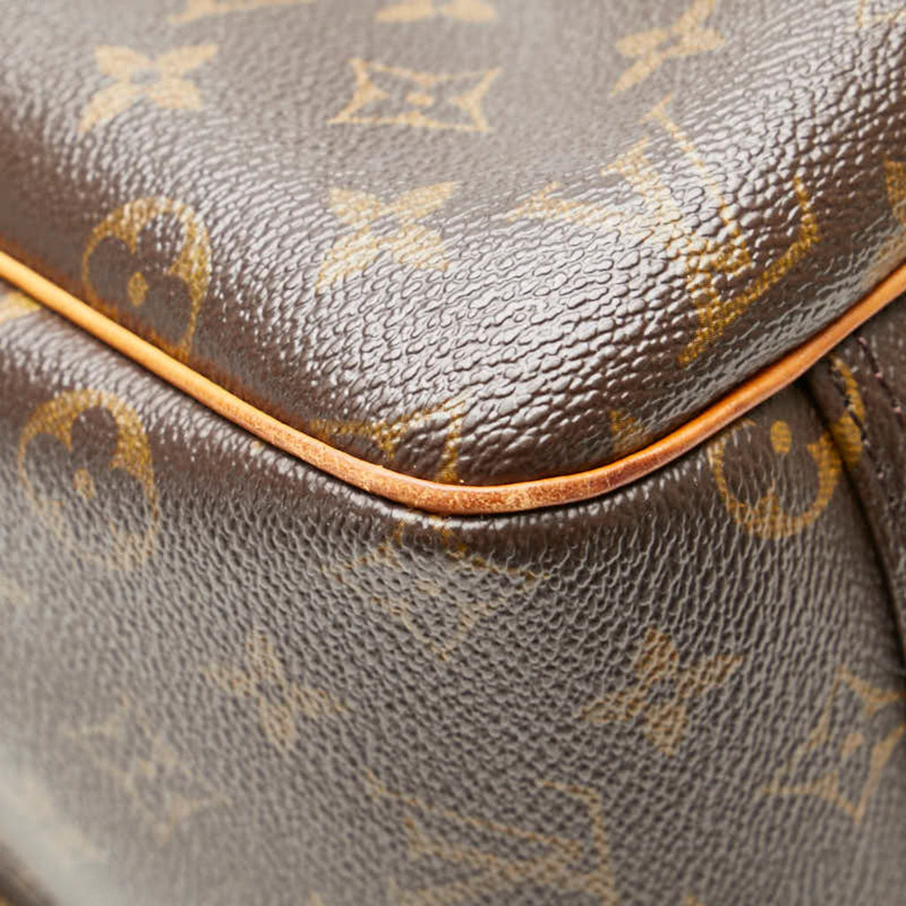 Louis Vuitton Monogram Brown Pvc Leather Handbag (Pre-Owned)