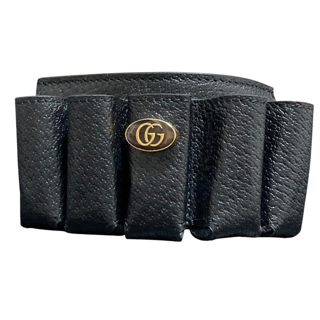 Leather Bracelet Lipstick Case Black