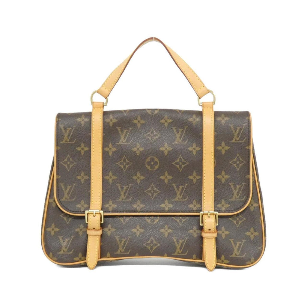 Louis Vuitton Marron Coated Canvas Backpack (Pre-Owned)