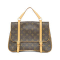 Louis Vuitton Marron Coated Canvas Backpack (Pre-Owned)