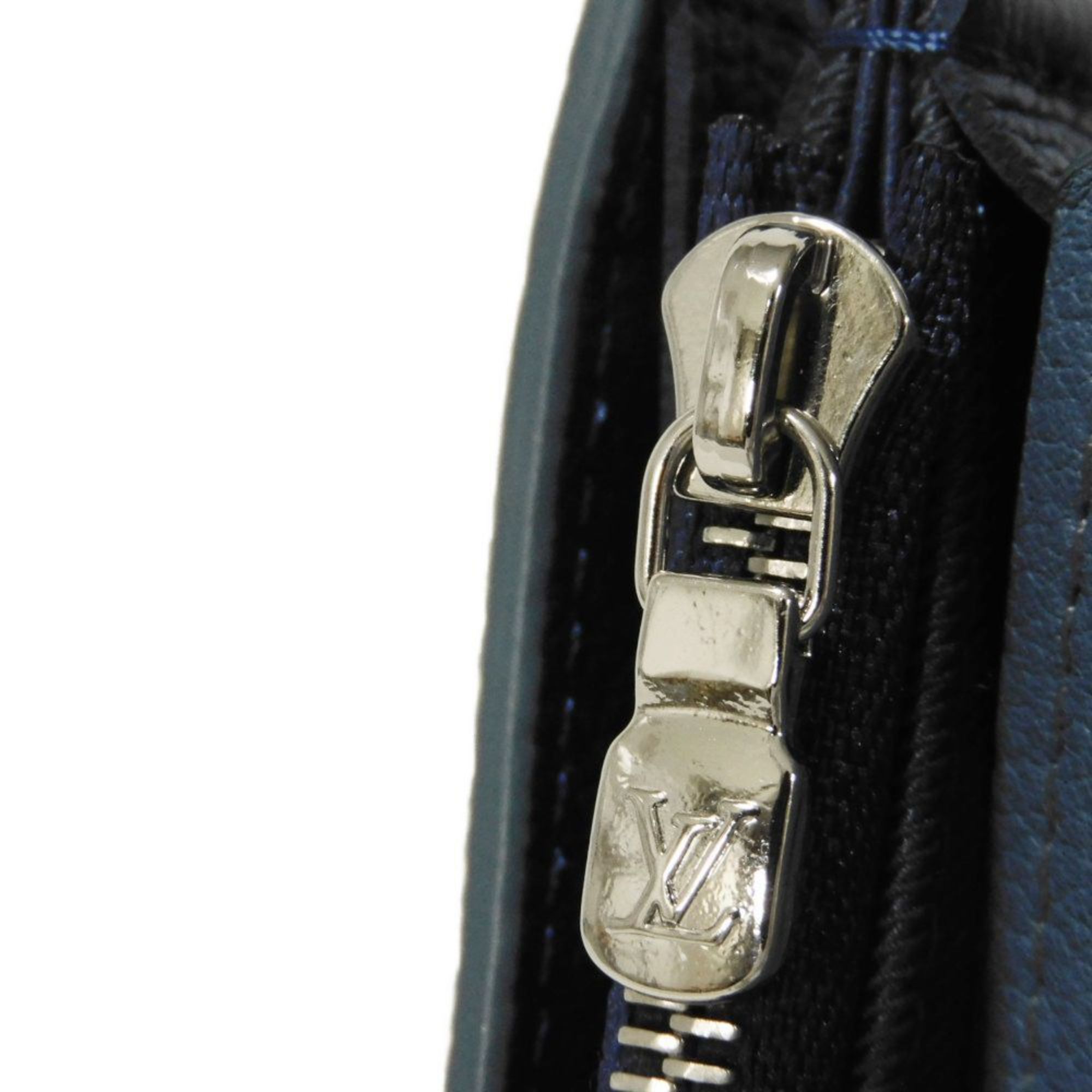 Louis Vuitton Blue Jean Long Wallet (Bi-Fold) (Pre-Owned)