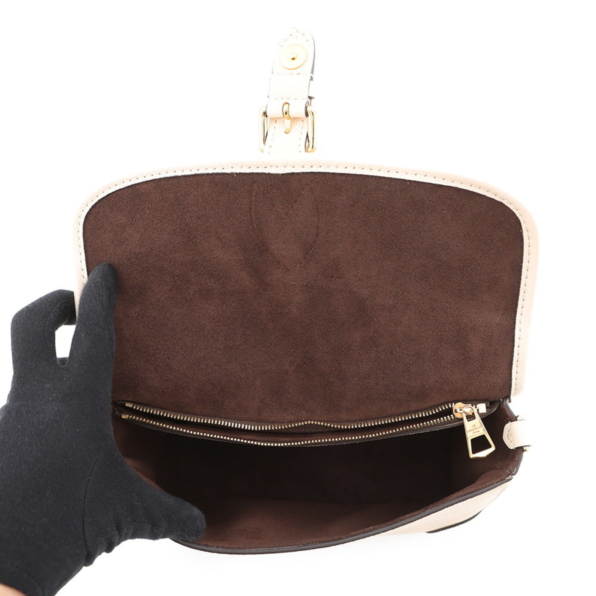 Louis Vuitton Gold Monogram Empreinte Shoulder Bag (Pre-Owned)