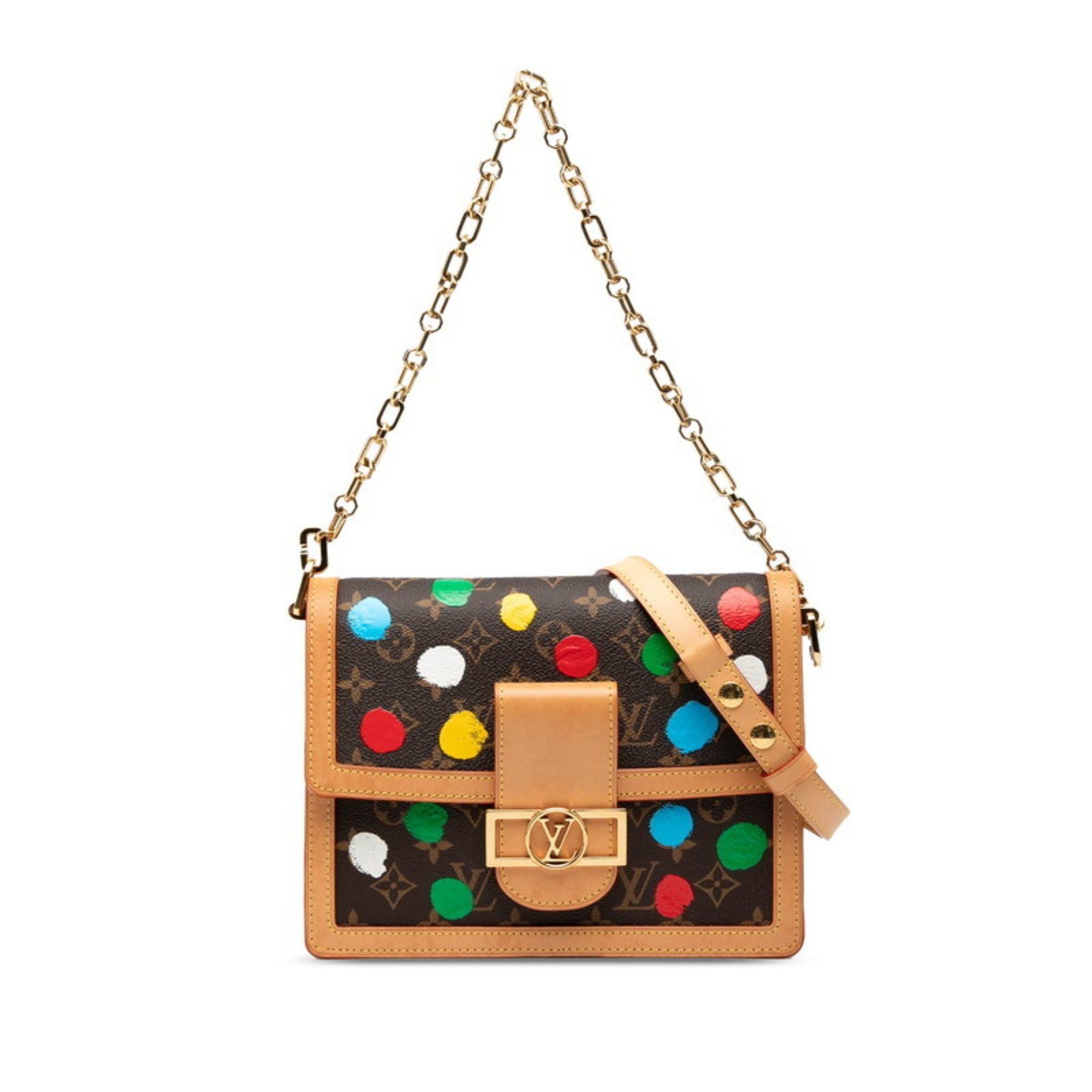 Louis Vuitton Brown Multi-Color Pvc Leather Handbag Shoulder Bag (Pre-Owned)