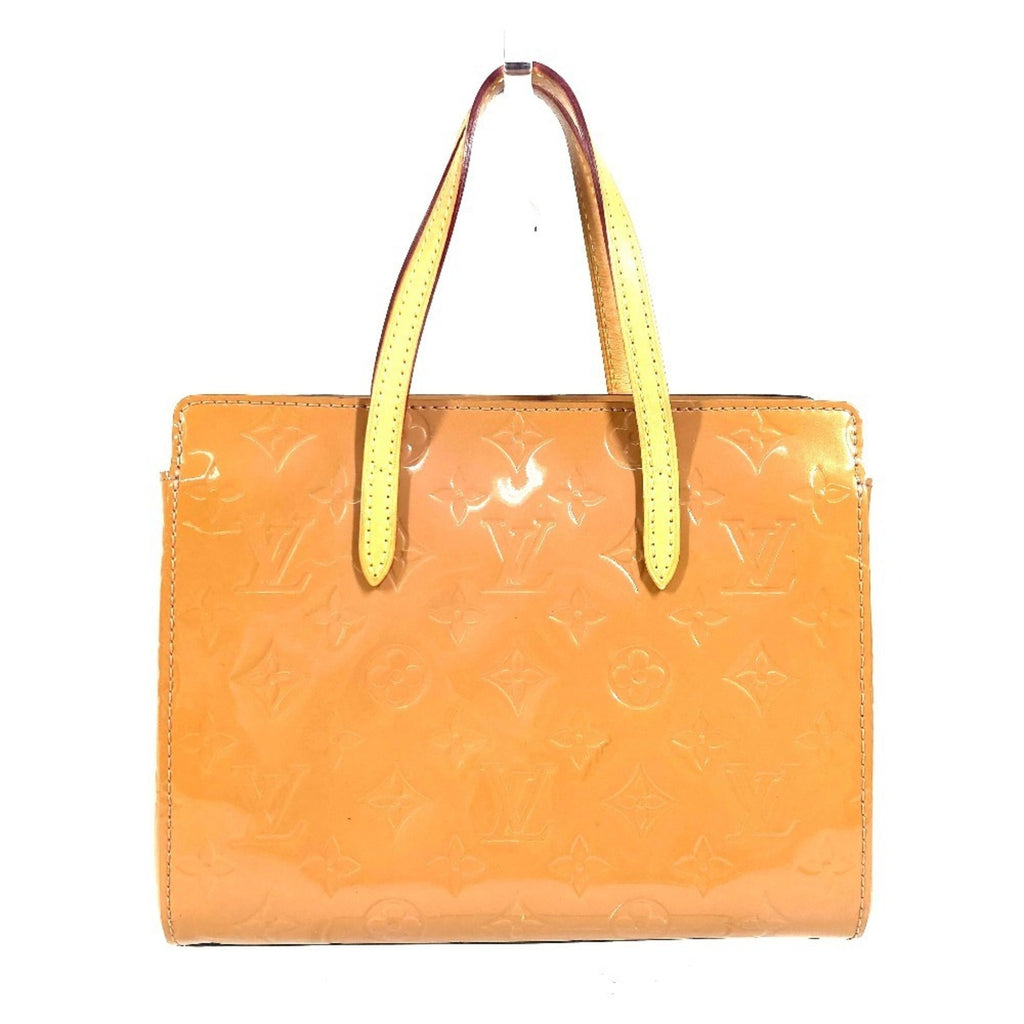 Louis Vuitton Monogram Vernis Beige Rose Velours Monogram Vernis Handbag Tote Bag (Pre-Owned)