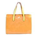 Louis Vuitton Monogram Vernis Beige Rose Velours Monogram Vernis Handbag Tote Bag (Pre-Owned)