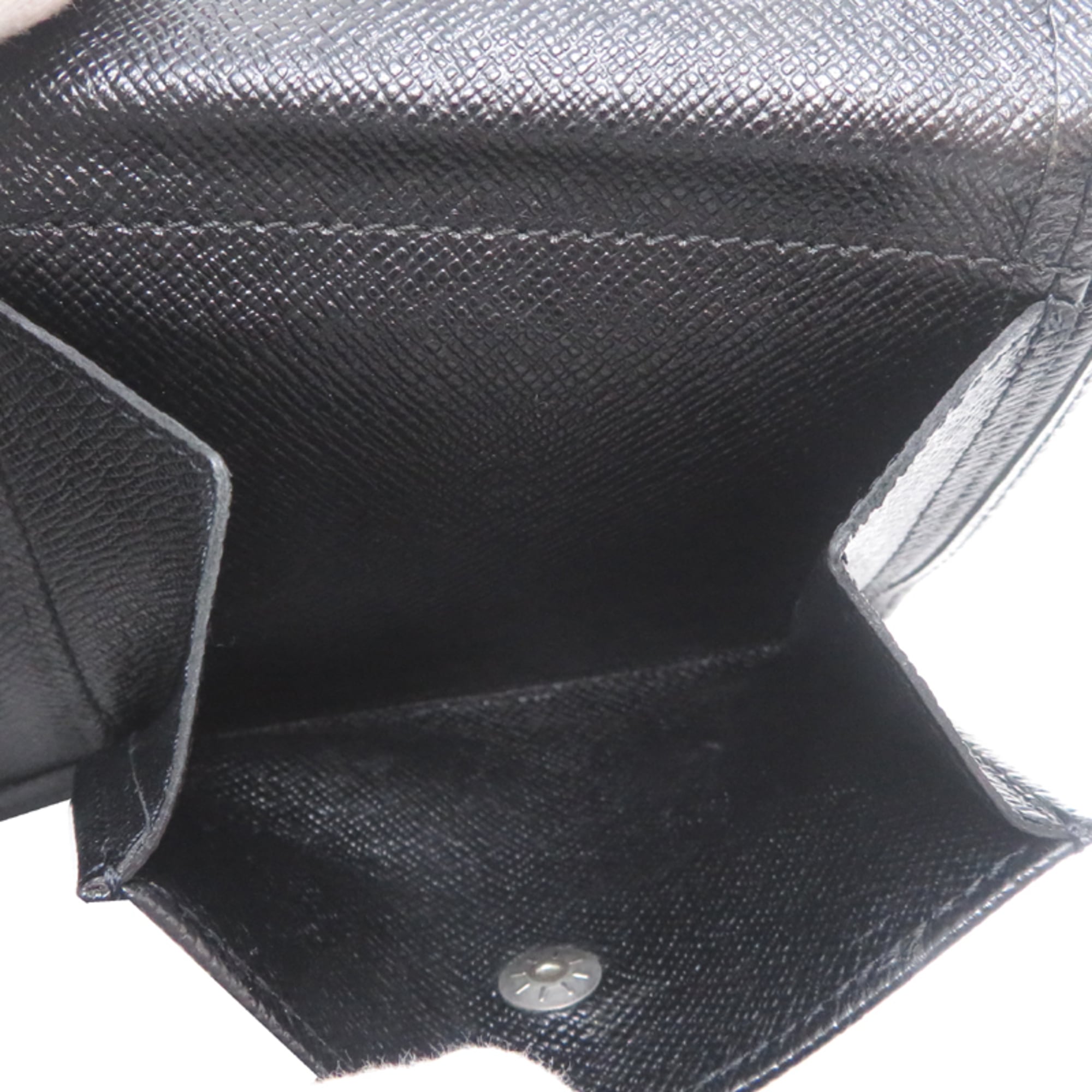 Louis Vuitton Ardoise Black Taiga Leather Wallet (Bi-Fold) (Pre-Owned)