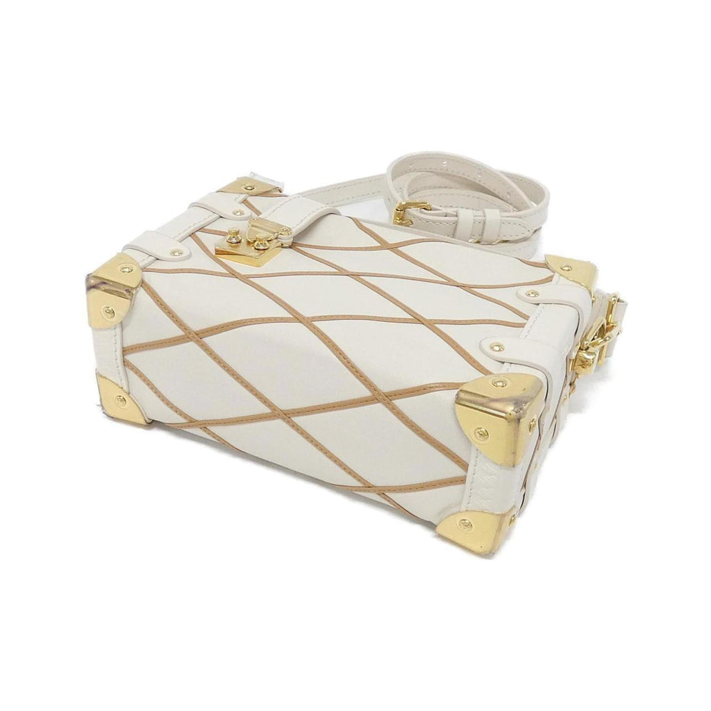 Louis Vuitton White Leather Shoulder Bag (Pre-Owned)