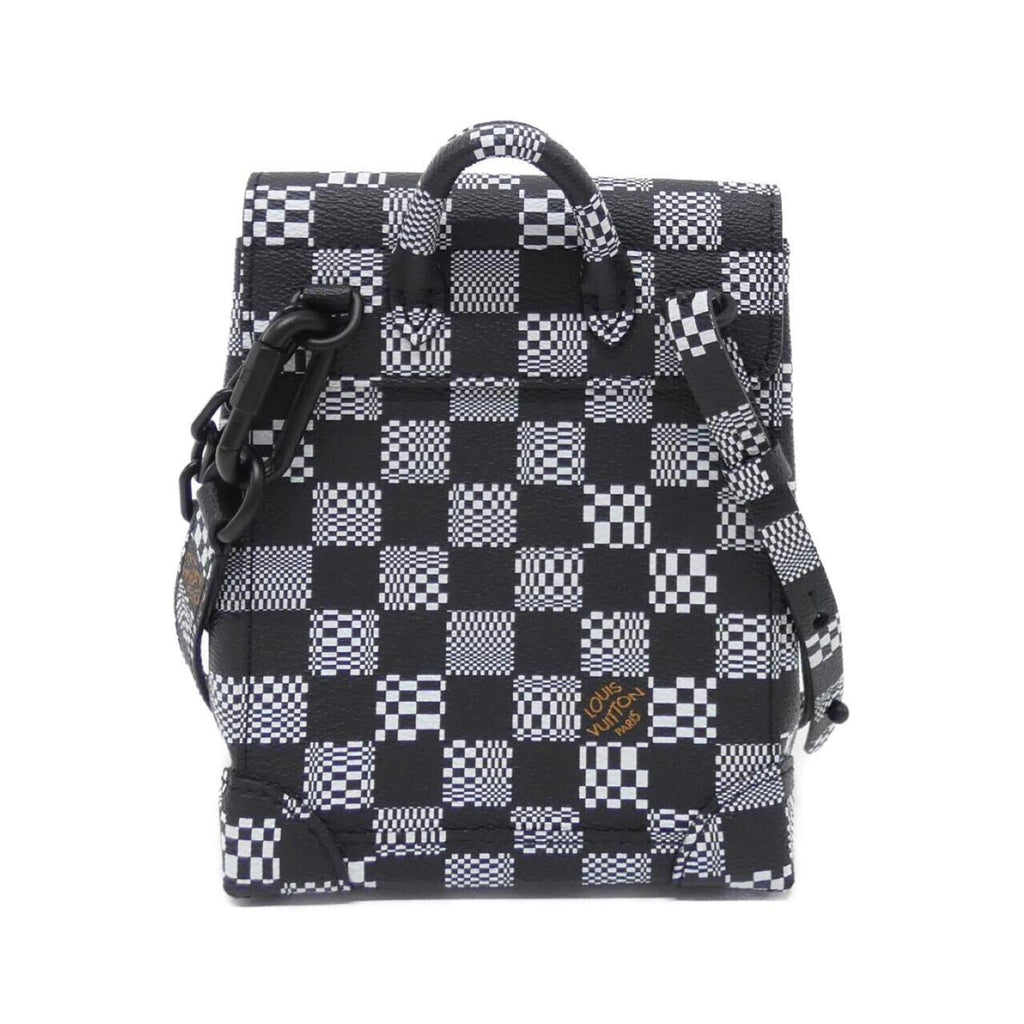 Louis Vuitton Black Coated Canvas Shoulder Bag (Pre-Owned)