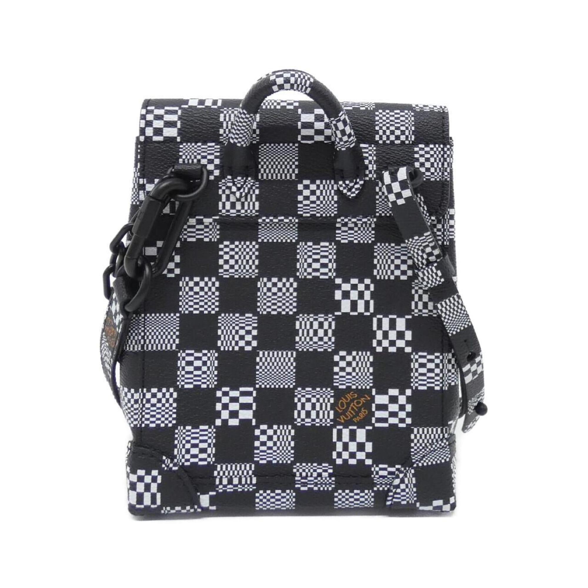 Louis Vuitton Black Coated Canvas Shoulder Bag (Pre-Owned)